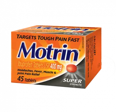Motrin 200 mg — choix n°1 des patients — dès €0.16